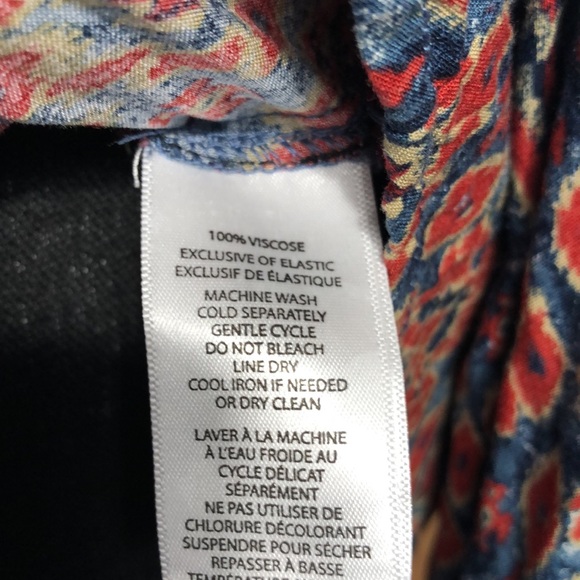 Beachlunchlounge Long Sleeves Smock Button Top - Picture 7 of 7